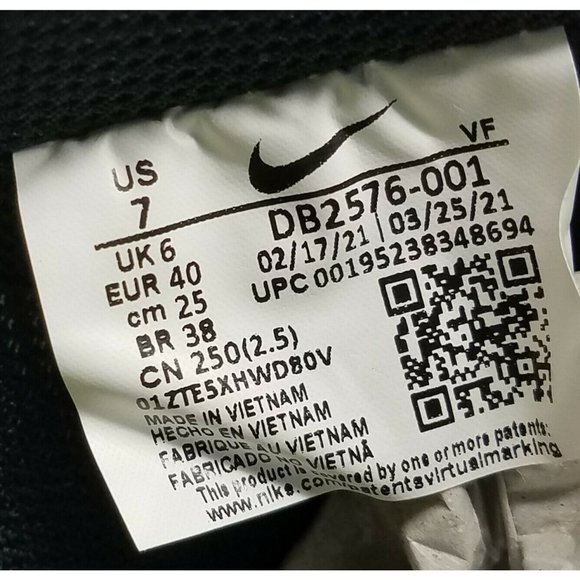Nike Air Force 1/1 \'Black Multi-Color\' DB2576-001 main image 9